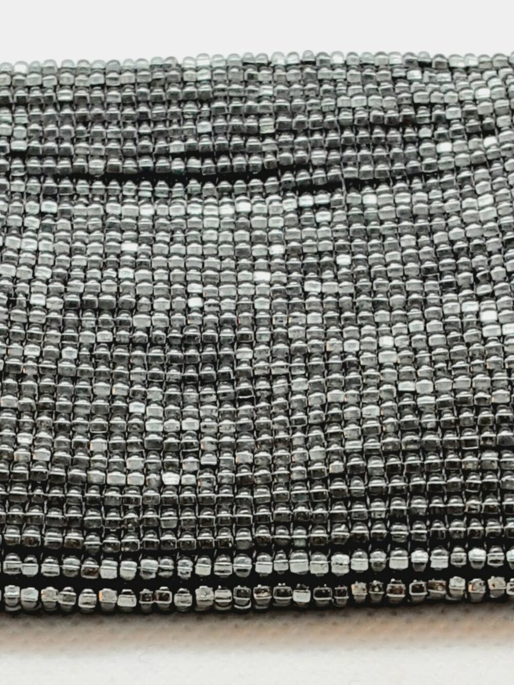 NEW handmade zippered glass beaded purse for lipstick, keys, change - Picture 5 of 9